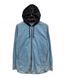DIESEL（ディーゼル）の古着「パーカー」｜スカイブルー