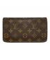LOUIS VUITTON（ルイ ヴィトン）の古着「長財布」｜ブラウン
