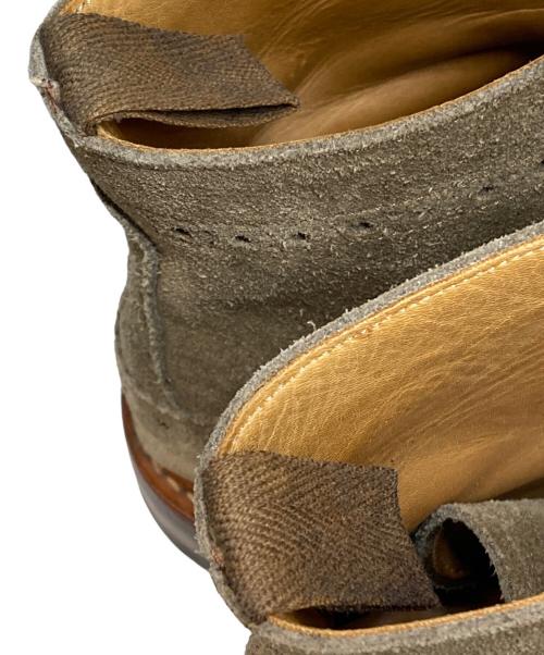 Tricker's（トリッカーズ）Tricker's (トリッカーズ) スウェードウイングチップブーツ ベージュ サイズ:28cmの古着・服飾アイテム