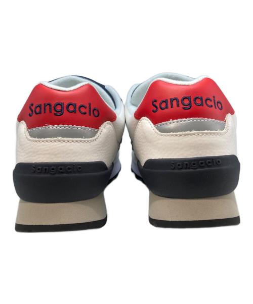 SANGACIO にゅーず（サンガッチョ）SANGACIO にゅーず (サンガッチョ) にゅーずトリコロールスニーカー ホワイト サイズ:26cmの古着・服飾アイテム