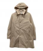 TAKEO KIKUCHIタケオキクチ）の古着「フード付ステンカラーコート」｜ベージュ