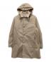 TAKEO KIKUCHI（タケオキクチ）の古着「フード付ステンカラーコート」｜ベージュ