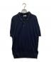 JOHN SMEDLEY（ジョンスメドレー）の古着「シーアイランドコットン半袖ニットポロシャツ」｜ネイビー