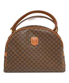 CELINE（セリーヌ）の古着「マカダム柄ハンドバッグ」｜ブラウン