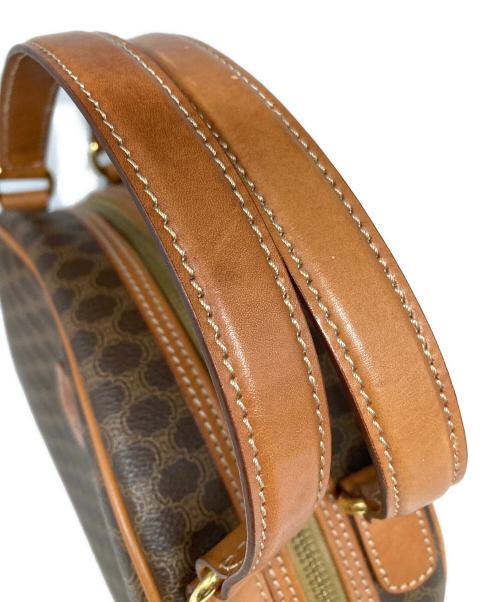 CELINE（セリーヌ）CELINE (セリーヌ) マカダム柄ハンドバッグ ブラウンの古着・服飾アイテム