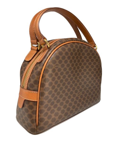 CELINE（セリーヌ）CELINE (セリーヌ) マカダム柄ハンドバッグ ブラウンの古着・服飾アイテム