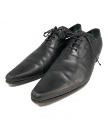 DOLCE & GABBANA（ドルチェ＆ガッバーナ）の古着「ポインテッドトゥドレスシューズ」｜ブラック