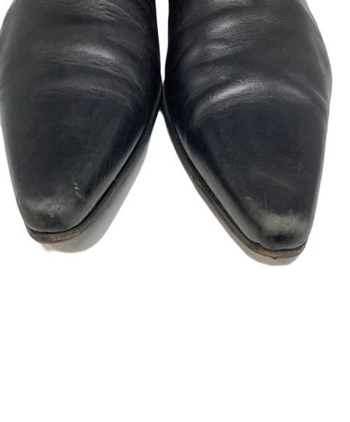 DOLCE & GABBANA（ドルチェ＆ガッバーナ）DOLCE & GABBANA (ドルチェ＆ガッバーナ) ポインテッドトゥドレスシューズ ブラック サイズ:7の古着・服飾アイテム