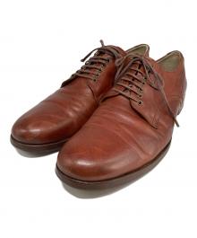 chausser（ショセ）の古着「プレーントゥシューズ」｜ブラウン