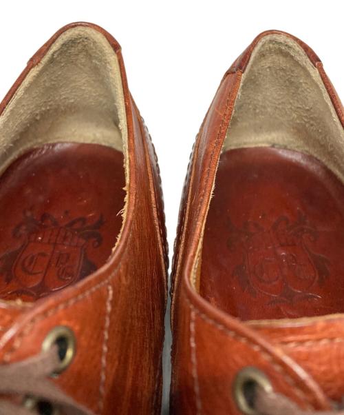 chausser（ショセ）chausser (ショセ) プレーントゥシューズ ブラウン サイズ:25　1/2の古着・服飾アイテム