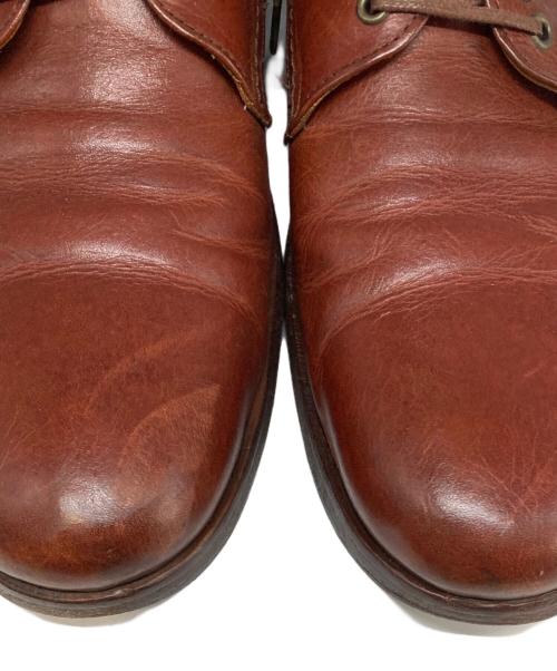 chausser（ショセ）chausser (ショセ) プレーントゥシューズ ブラウン サイズ:25　1/2の古着・服飾アイテム