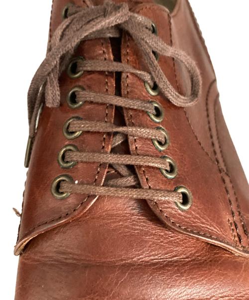 chausser（ショセ）chausser (ショセ) プレーントゥシューズ ブラウン サイズ:25　1/2の古着・服飾アイテム