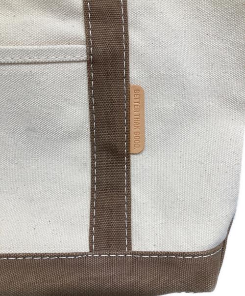 BETTER THAN GOOD（ベターザングッド）better than good (ベターザングッド) TRIO POUCH w/TOTE BAG ホワイトの古着・服飾アイテム