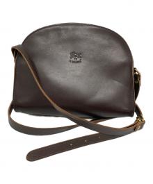 IL BISONTE（イル ビゾンテ）の古着「ハーフムーンバッグ」｜ブラウン