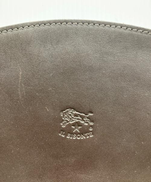 IL BISONTE（イル ビゾンテ）IL BISONTE (イル ビゾンテ) ハーフムーンバッグ ブラウンの古着・服飾アイテム