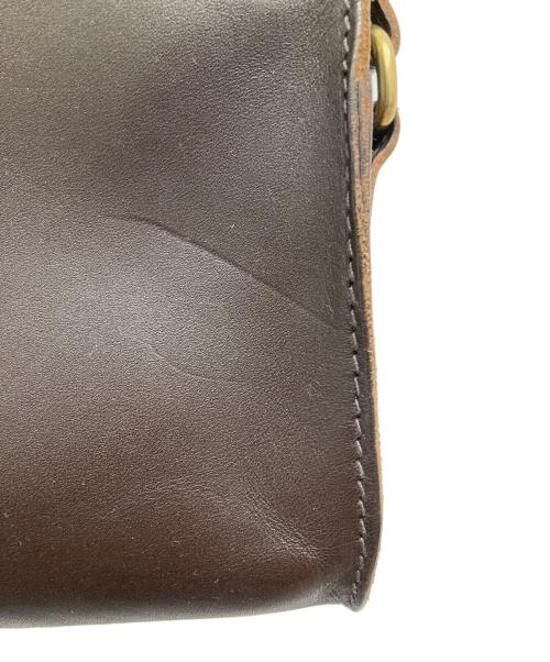 IL BISONTE（イル ビゾンテ）IL BISONTE (イル ビゾンテ) ハーフムーンバッグ ブラウンの古着・服飾アイテム