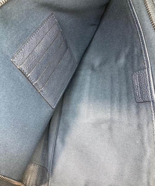 GIORGIO ARMANI（ジョルジョアルマーニ）GIORGIO ARMANI (ジョルジョアルマーニ) クラッチバッグ ネイビーの古着・服飾アイテム