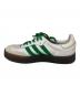 中古・古着 adidas (アディダス) SAMBAE ローカットスニーカー ホワイト×グリーン サイズ:27：5000円