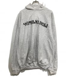 YZY×Gosha Rubchinskiy（イージー×ゴーシャラブチンスキー）の古着「BLACK DOGS HEATHER GREY HOODIE」｜グレー