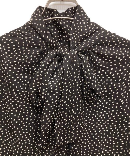 CLOTH&CROSS（クロスアンドクロス）CLOTH&CROSS (クロスアンドクロス) ドットシャツワンピース ブラック サイズ:1の古着・服飾アイテム