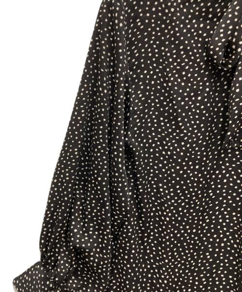 CLOTH&CROSS（クロスアンドクロス）CLOTH&CROSS (クロスアンドクロス) ドットシャツワンピース ブラック サイズ:1の古着・服飾アイテム