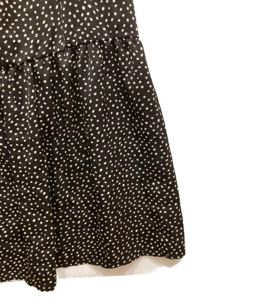 CLOTH&CROSS（クロスアンドクロス）CLOTH&CROSS (クロスアンドクロス) ドットシャツワンピース ブラック サイズ:1の古着・服飾アイテム