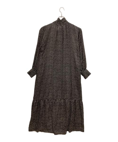CLOTH&CROSS（クロスアンドクロス）CLOTH&CROSS (クロスアンドクロス) ドットシャツワンピース ブラック サイズ:1の古着・服飾アイテム