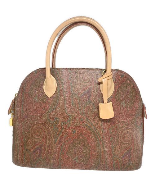ETRO（エトロ）ETRO (エトロ) ペイズリー柄ハンドバッグ ブラウンの古着・服飾アイテム