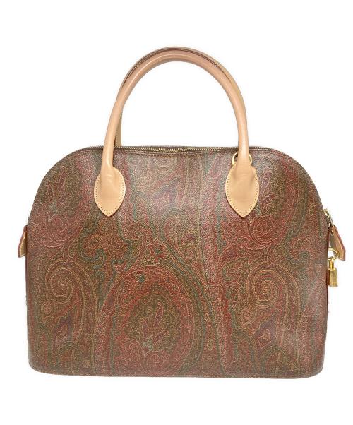 ETRO（エトロ）ETRO (エトロ) ペイズリー柄ハンドバッグ ブラウンの古着・服飾アイテム