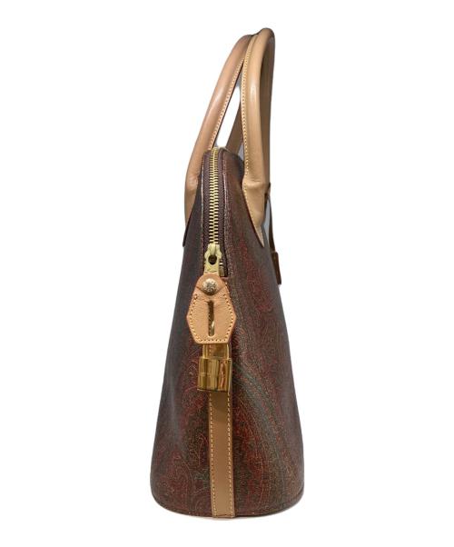 ETRO（エトロ）ETRO (エトロ) ペイズリー柄ハンドバッグ ブラウンの古着・服飾アイテム