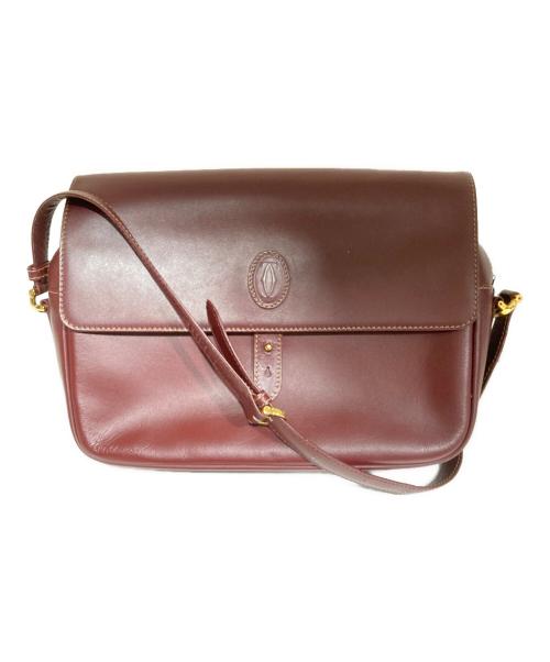 Cartier（カルティエ）Cartier (カルティエ) マストライン ショルダーバッグ バイオレットの古着・服飾アイテム