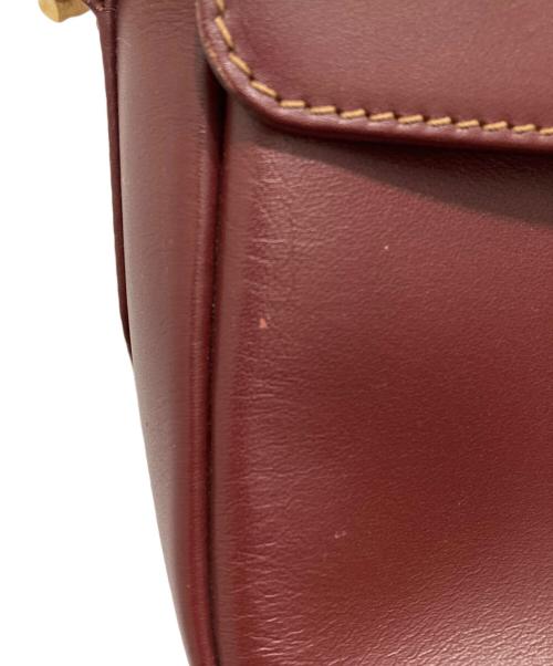Cartier（カルティエ）Cartier (カルティエ) マストライン ショルダーバッグ バイオレットの古着・服飾アイテム