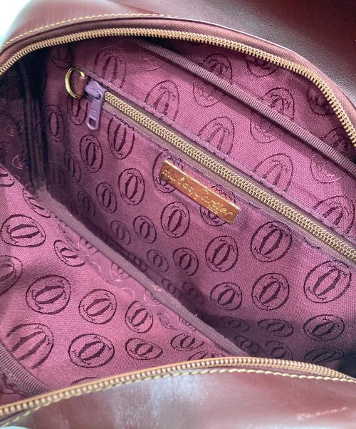 Cartier（カルティエ）Cartier (カルティエ) マストライン ショルダーバッグ バイオレットの古着・服飾アイテム