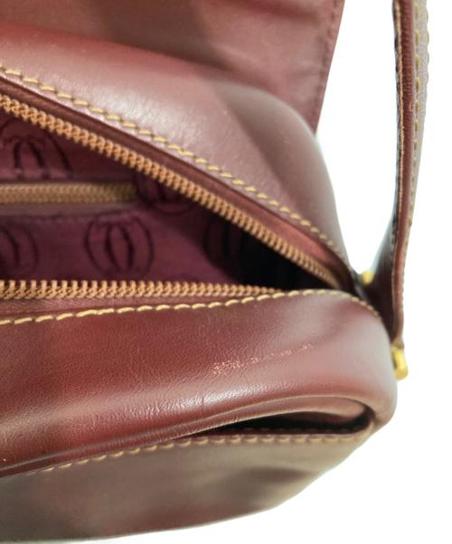 Cartier（カルティエ）Cartier (カルティエ) マストライン ショルダーバッグ バイオレットの古着・服飾アイテム