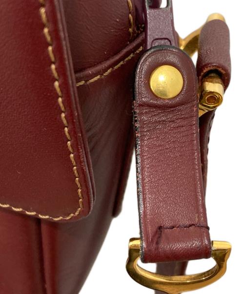 Cartier（カルティエ）Cartier (カルティエ) マストライン ショルダーバッグ バイオレットの古着・服飾アイテム