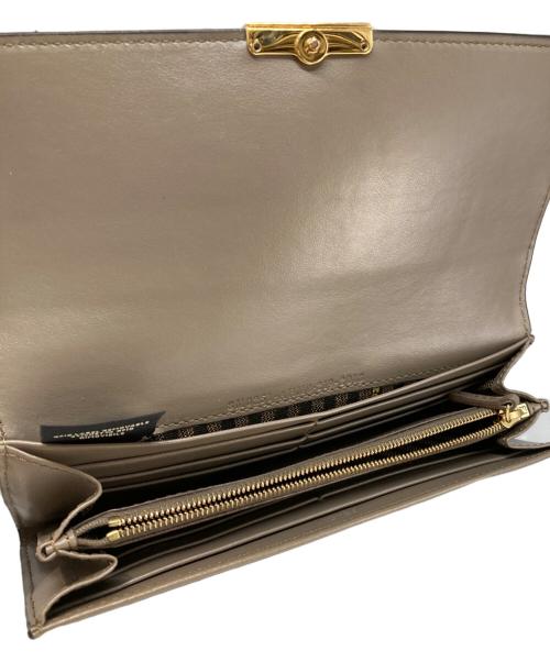 FENDI（フェンディ）FENDI (フェンディ) コンチネンタルウォレット グレーの古着・服飾アイテム