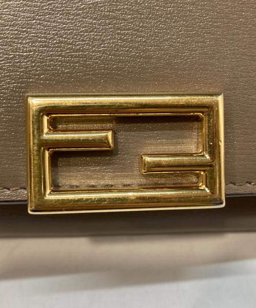 FENDI（フェンディ）FENDI (フェンディ) コンチネンタルウォレット グレーの古着・服飾アイテム