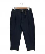GOLDWINゴールドウイン）の古着「1TUCK TAPERED STRETCH TROUSERS/クライミングパンツ」｜ネイビー
