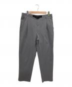 GOLDWINゴールドウイン）の古着「One Tuck Tapered Stretch Trousers/クライミングパンツ」｜グレー