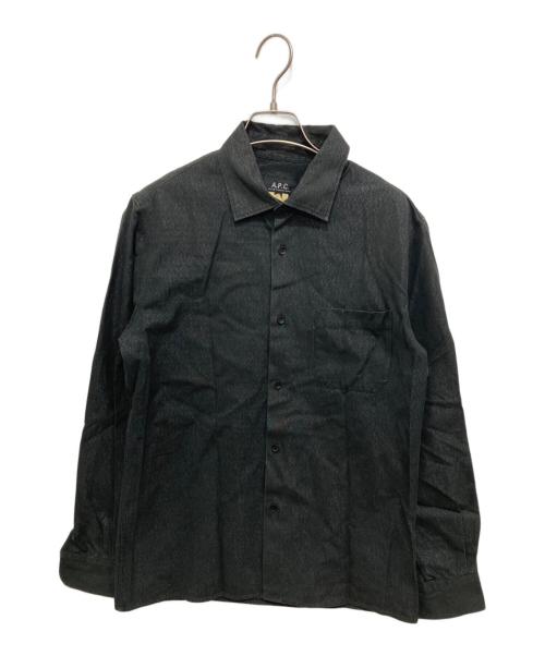 A.P.C.（アーペーセー）A.P.C. (アーペーセー) 長袖シャツ ブラック サイズ:1の古着・服飾アイテム