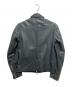 SHIPS JET BLUE (シップスジェットブルー) シングルラムレザージャケット ネイビー サイズ:S：5000円