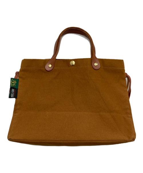 IL BISONTE（イル ビゾンテ）IL BISONTE (イル ビゾンテ) キャンバストートバッグ ブラウンの古着・服飾アイテム