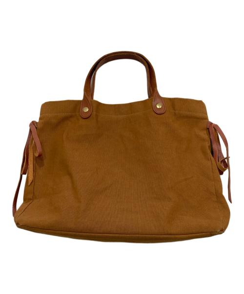 IL BISONTE（イル ビゾンテ）IL BISONTE (イル ビゾンテ) キャンバストートバッグ ブラウンの古着・服飾アイテム
