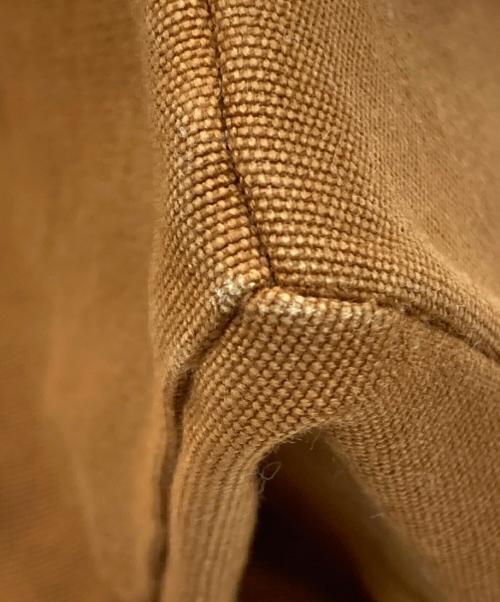 IL BISONTE（イル ビゾンテ）IL BISONTE (イル ビゾンテ) キャンバストートバッグ ブラウンの古着・服飾アイテム