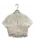 eimy istoire (エイミーイストワール) ファーフリンジツイードトップス ホワイト サイズ:FREE：5000円