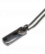 DIESELディーゼル）の古着「ドックタグネックレス」