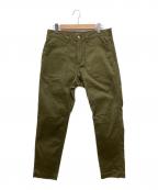 ）の古着「STRETCHED TAPERED PANTS」｜カーキ
