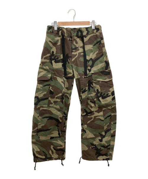 ONE FIFTH（ワンフィフス）one fifth (ワンフィフス) カモフラカーゴパンツ オリーブ サイズ:SIZE1の古着・服飾アイテム