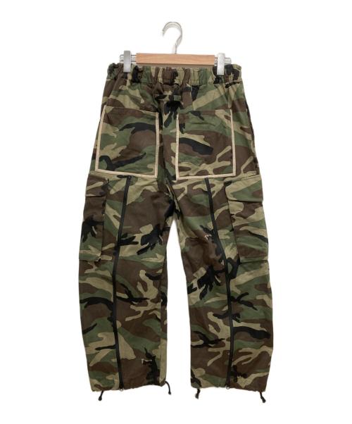 ONE FIFTH（ワンフィフス）one fifth (ワンフィフス) カモフラカーゴパンツ オリーブ サイズ:SIZE1の古着・服飾アイテム