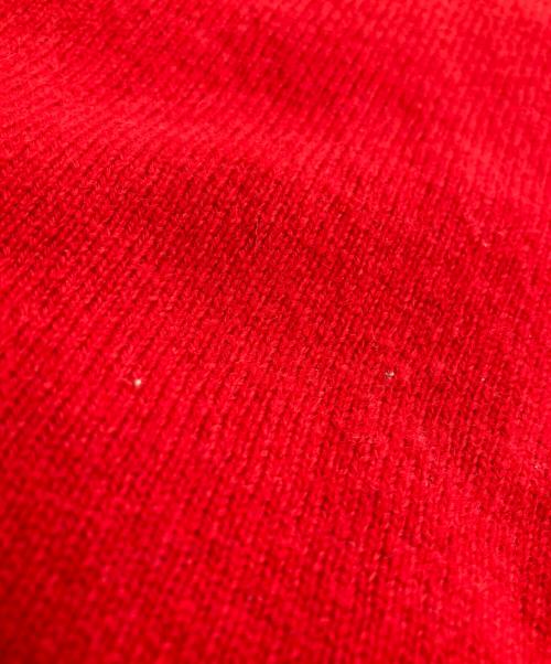 PLAY COMME des GARCONS（プレイコムデギャルソン）PLAY COMME des GARCONS (プレイコムデギャルソン) ハートワッペンウールカーディガン レッド サイズ:XLの古着・服飾アイテム